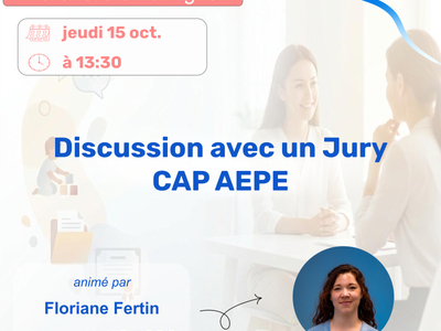 Discussion avec un Jury CAP AEPE